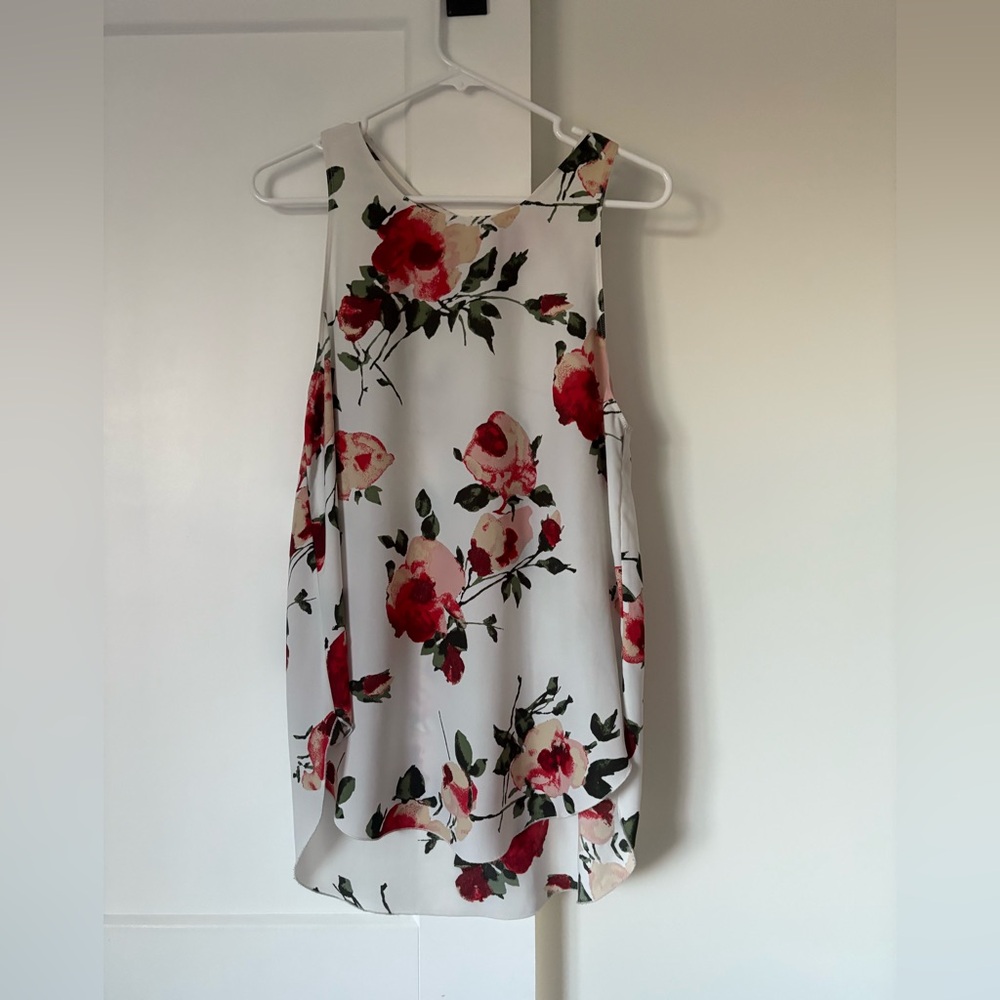 Wilfred Red Floral Top
